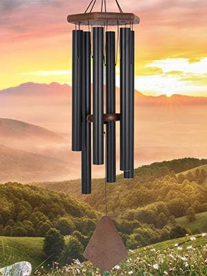 Wind Chimes Outdoor,36 Inch Memorial Wind Chimes Outdoor Large Deep Tone with 6 Heavy Metal Tubes