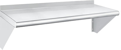 HARDURA Stainless Steel Shelf 12" x 36", 230lb Commercial Shelves Wall Mount Metal Shelving with