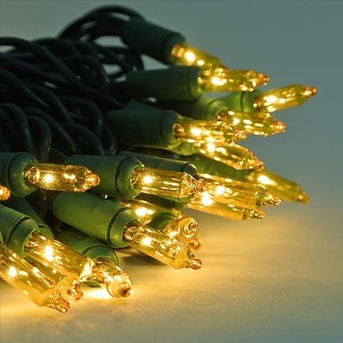 Dazzle Bright Christmas Mini String Lights, 40FT 200 Count Incandescent Waterproof Fairy Lights