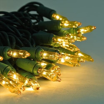 Dazzle Bright Christmas Mini String Lights, 40FT 200 Count Incandescent Waterproof Fairy Lights