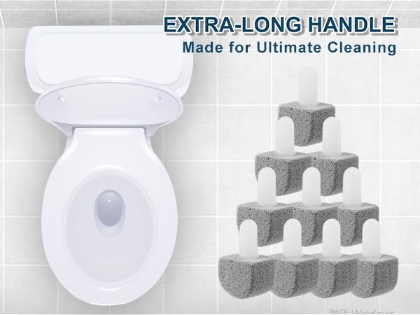 10 Packs Pumice Stone for Toilet Cleaning,Pumice Toilet Bowl Cleaning for Cleaning