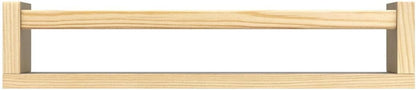 Forbena Natural Wood Nursery Bookshelves for Wall, 24 Inches Long Floating Book Shelves, Wall