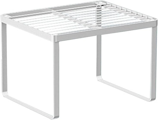 Kitchen Cabinet Storage Shelf Stackable Wire Spice Rack Organizer Heavy Duty Space Saver for