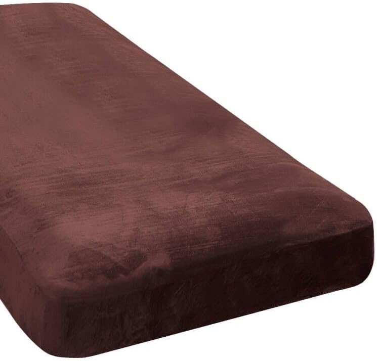 H.VERSAILTEX Velvet Stretch Individual Chaise Cover Sectional Couch Covers for L Shaped Sofa Both