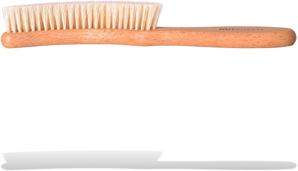 Valentino Garemi Traditional Hat Cleaning Brush | Remove Dust, Dry Stains, Rain Spots, Sweat Marks