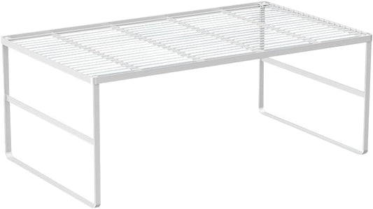 Kitchen Cabinet Storage Shelf Stackable Wire Spice Rack Organizer Heavy Duty Space Saver for