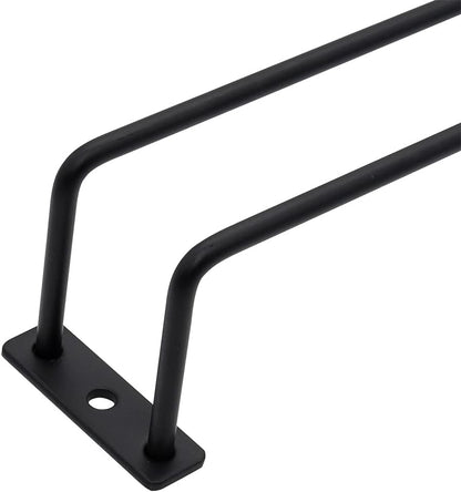 8.8-Inch Wine Glass Rack - Under Cabinet Stemware Wine Glass Holder Glasses Storage Hanger Metal