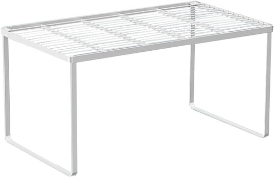 Kitchen Cabinet Storage Shelf Stackable Wire Spice Rack Organizer Heavy Duty Space Saver for