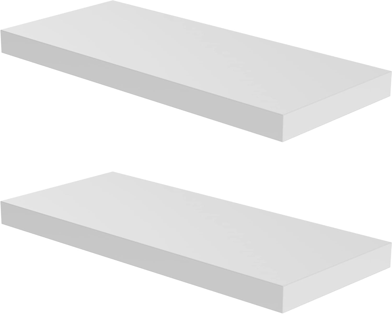 Floating Shelf, Set of 2 Wall Shelf, 36 in W x 12.75 in D x 2 in H Wooden Floating Wall Shelf with