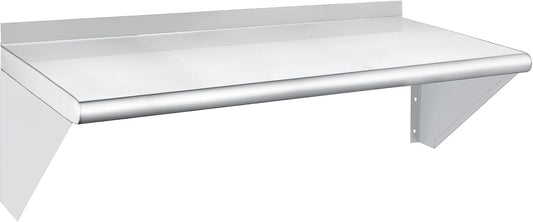 HARDURA Stainless Steel Shelf 14" x 36", 275lb Commercial Shelves Wall Mount Metal Shelving with