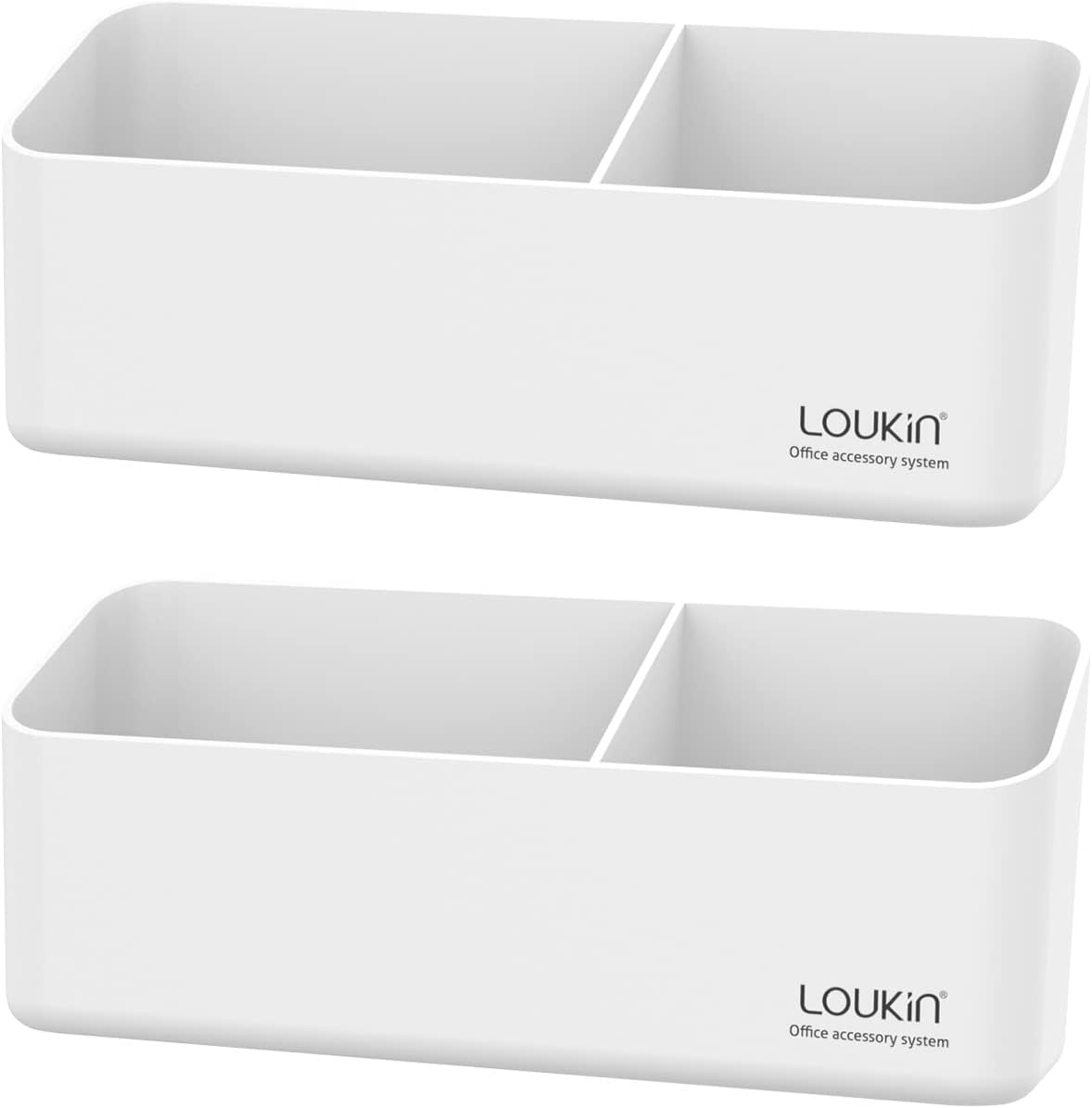 loukin Magnetic and Adhesive Marker Holder, Dry Erase Accessory Tray, Magnetic Storage Organizer