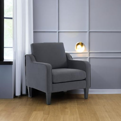 VINGLI Accent Chairs for Living Room Chairs Mid Century Modern Chair Sofa Chair Upholstered Arm
