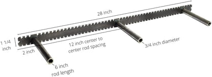 Floating Shelf Brackets - Sheppard Brackets - Easy Install - Heavy Duty (28 inch)