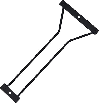 8.8-Inch Wine Glass Rack - Under Cabinet Stemware Wine Glass Holder Glasses Storage Hanger Metal