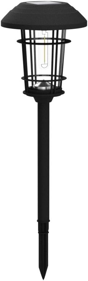 Grand patio Solar Outdoor Lights, 5 Pack, Glass Light Metal Pathway Light, Waterproof Landscape