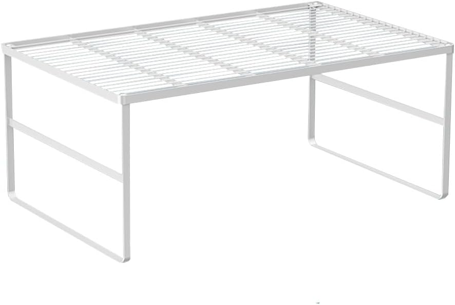 Kitchen Cabinet Storage Shelf Stackable Wire Spice Rack Organizer Heavy Duty Space Saver for