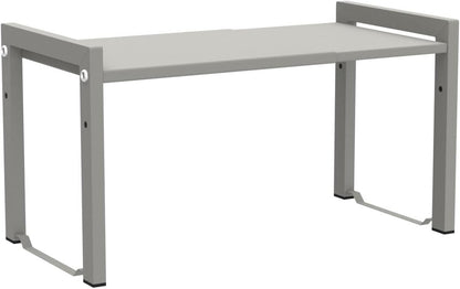 Expandable Cabinet Shelf Organizer 16-26" L Stackable Kitchen Counter Shelf Rack Stand Sink Riser