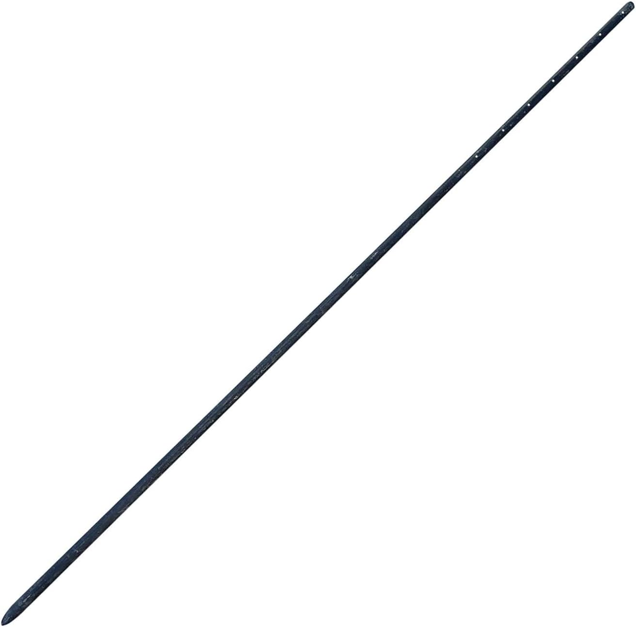 Sandbaggy Round Steel Concrete Form Stakes with Nail Holes - Rust Resistant Coating - Removable