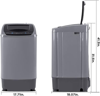 Comfee Portable Washing Machine, 0.9 cu.ft Compact Washer With LED Display, 5 Wash Cycles, 2
