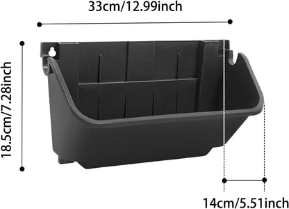 18Pcs Vertical Wall Planter, 13 inch Wall Mounted Garden Planters, Plastic Wall Hanging Planter