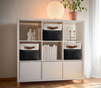 DECOMOMO Storage Bins Fabric Storage Baskets for Shelves, Linen Closet Organization Toys Nursery