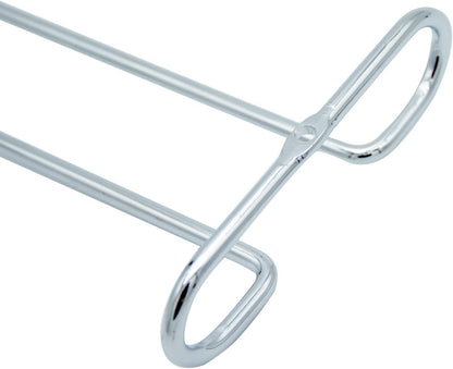 10 Inch Wine Glass Rack Under Cabinet Shelf Stemware Storage Hanging Hanger Organizer Glasses