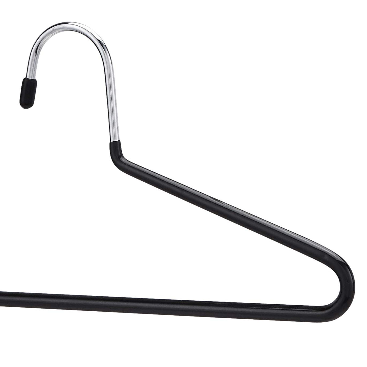 Amazon Basics Non-Slip Trouser/Slack Hangers, Pants Closet Organizer with Easy Slide Design, Metal