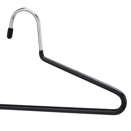 Amazon Basics Non-Slip Trouser/Slack Hangers, Pants Closet Organizer with Easy Slide Design, Metal