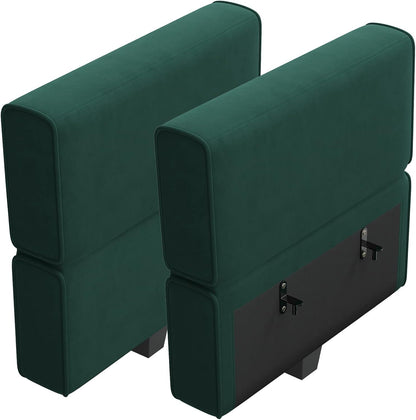 Belffin Modular Sofa Armrest Backrest Module for Modular Sectional Sofa Couch Side Armrest
