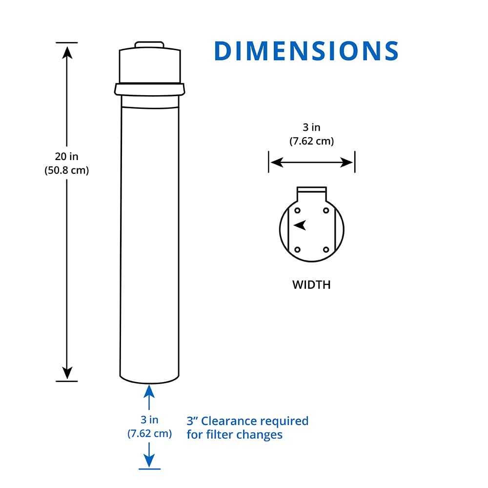 Aquasana Water Filter for Sink Faucet | Reduces 99% of 78 Contaminants Including Chlorine & Lead