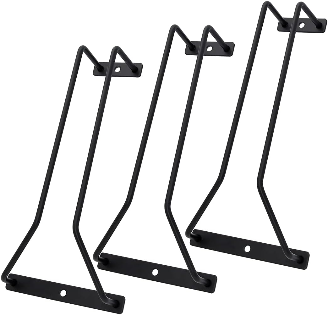 8.8-Inch Wine Glass Rack - Under Cabinet Stemware Wine Glass Holder Glasses Storage Hanger Metal