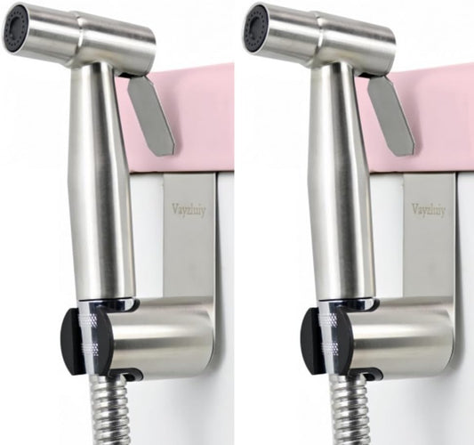 Handheld Bidet Sprayer for Toilet 2 PCS - Bidets for Existing Toilets Adjustable Water Pressure
