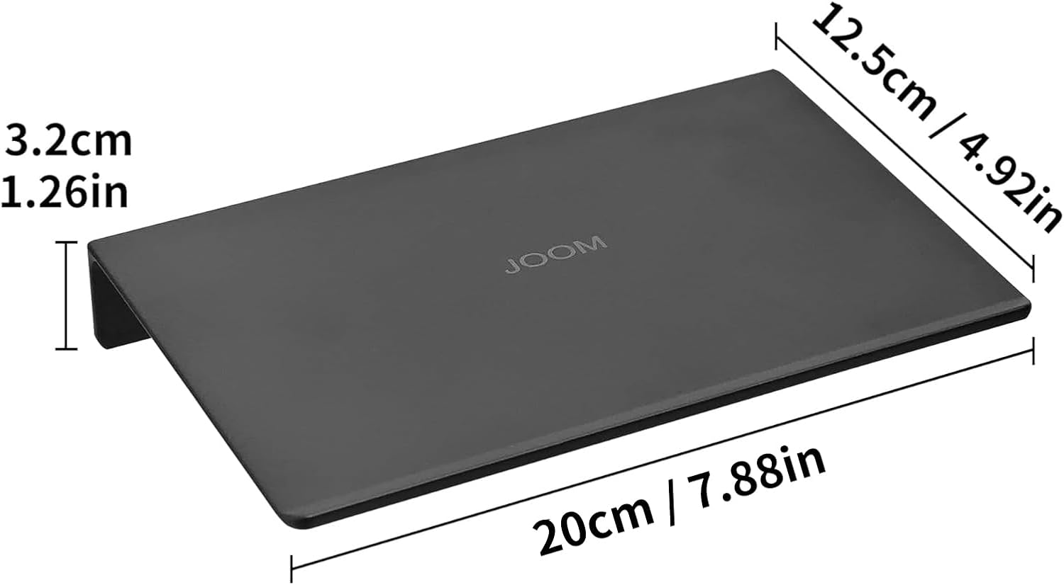 JOOM Metal Wall Floating Shelf - Metal Wall Shelf, Floating Shelf, Bathroom Shelf, Display Shelves