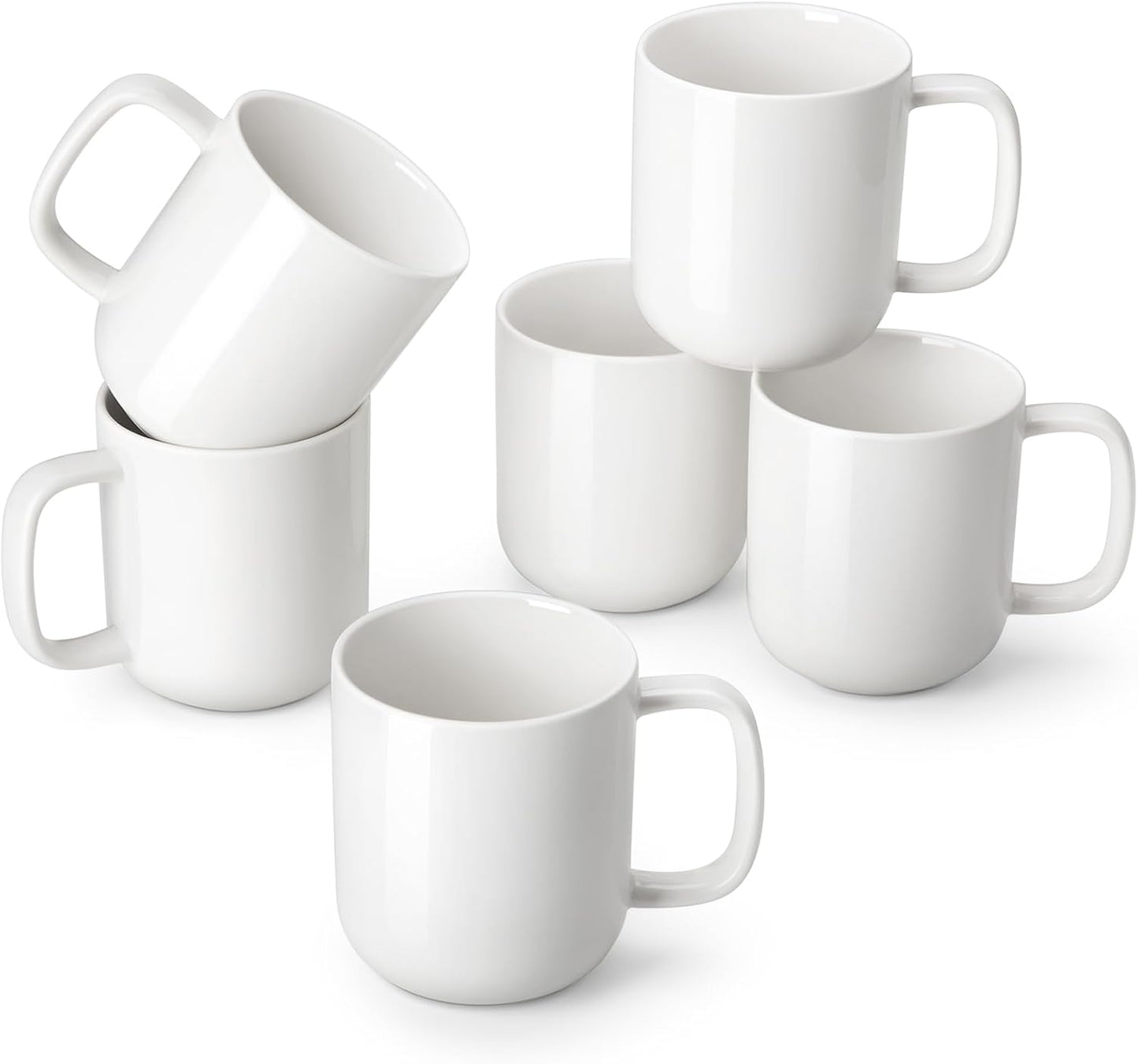 vancasso Porcelain Coffee Mugs Set, 16 oz Ceramic Coffee Cups for Americano Hot Tea Iced Coffee