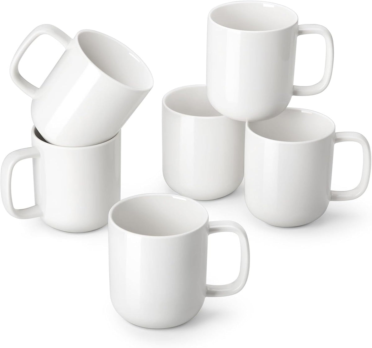 vancasso Porcelain Coffee Mugs Set, 16 oz Ceramic Coffee Cups for Americano Hot Tea Iced Coffee