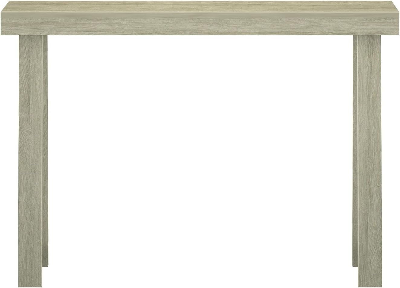Plank+Beam Solid Wood Console Table, 46.25 Inch, Sofa Table, Narrow Entryway Table for Hallway