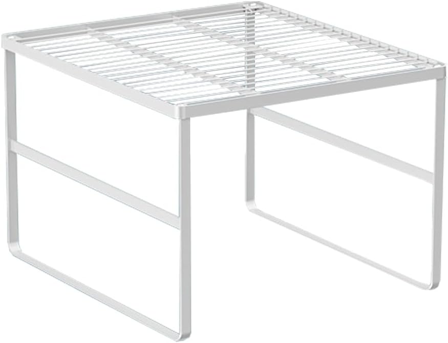 Kitchen Cabinet Storage Shelf Stackable Wire Spice Rack Organizer Heavy Duty Space Saver for