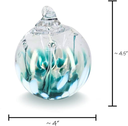 Luke Adams Handmade Glass Gazing Balls for Garden on Clearance – Hand Blown Glass Gazing Ball for