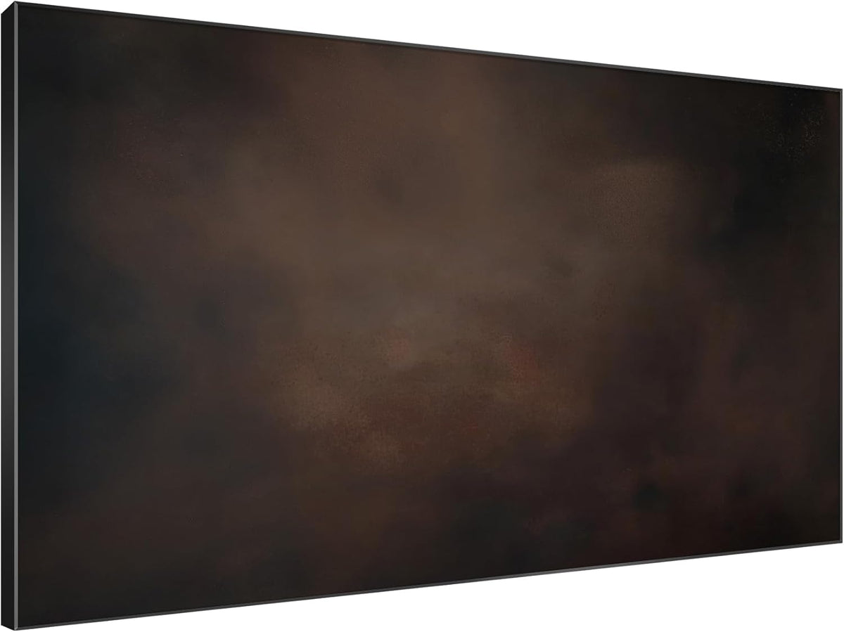 SIGNWIN 46"x72" Extra Large Framed Wall Art Dark Brown Abstract Moody Illustration for Home Living