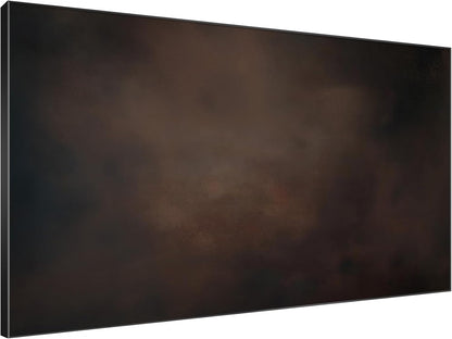 SIGNWIN 46"x72" Extra Large Framed Wall Art Dark Brown Abstract Moody Illustration for Home Living