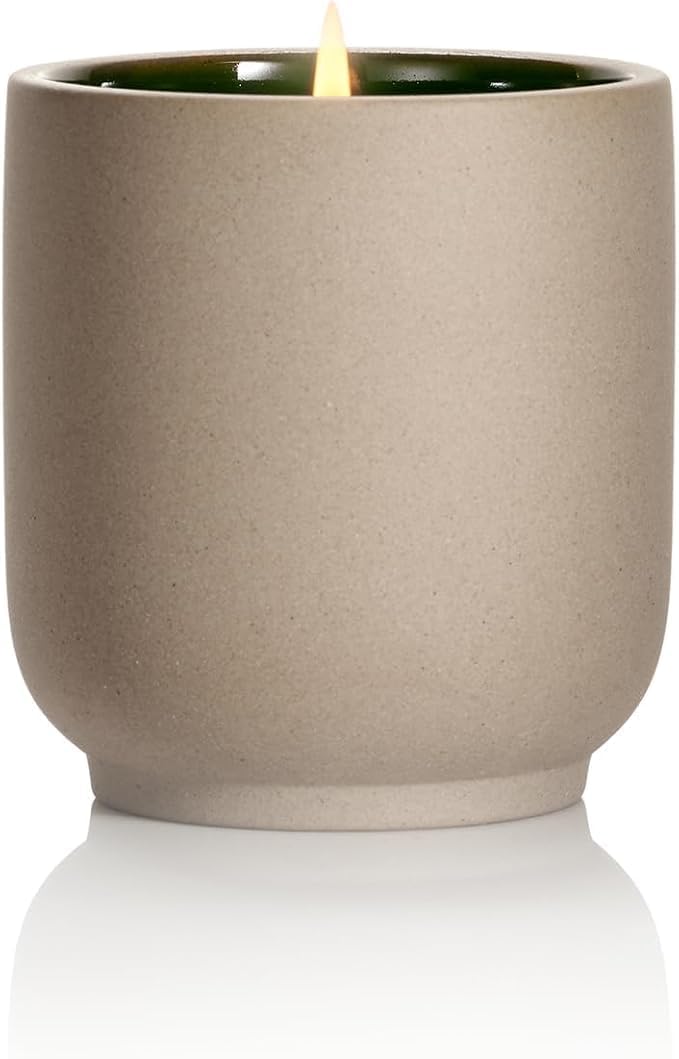 Homecourt Luxury Scented Candle, Mandarin Basile Scent, 60-Hour Burn Time, Soy Wax Blend, Organic