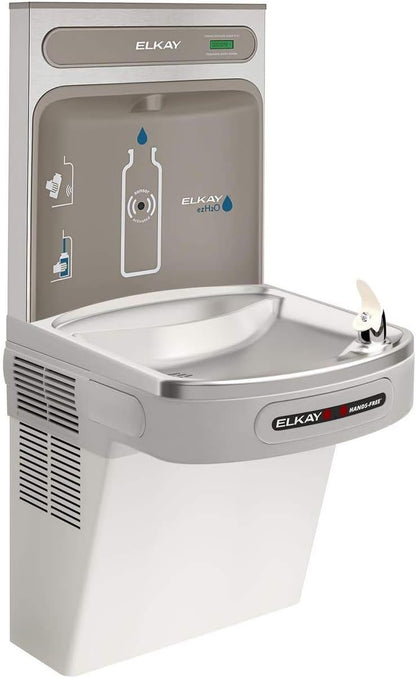 Elkay EZO8WSLK EZH2O Wall Mounted Drinking Fountain and Hands Free Bottle Filling Station with
