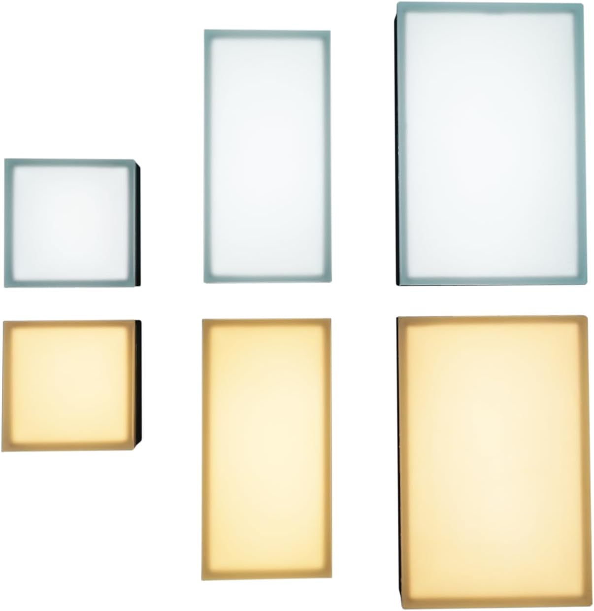 LUMENGY Paver Light 4×4 Inch (3.93 inch X 3.93 inch), Glare-Free 5000K Brick Lighting for Paver