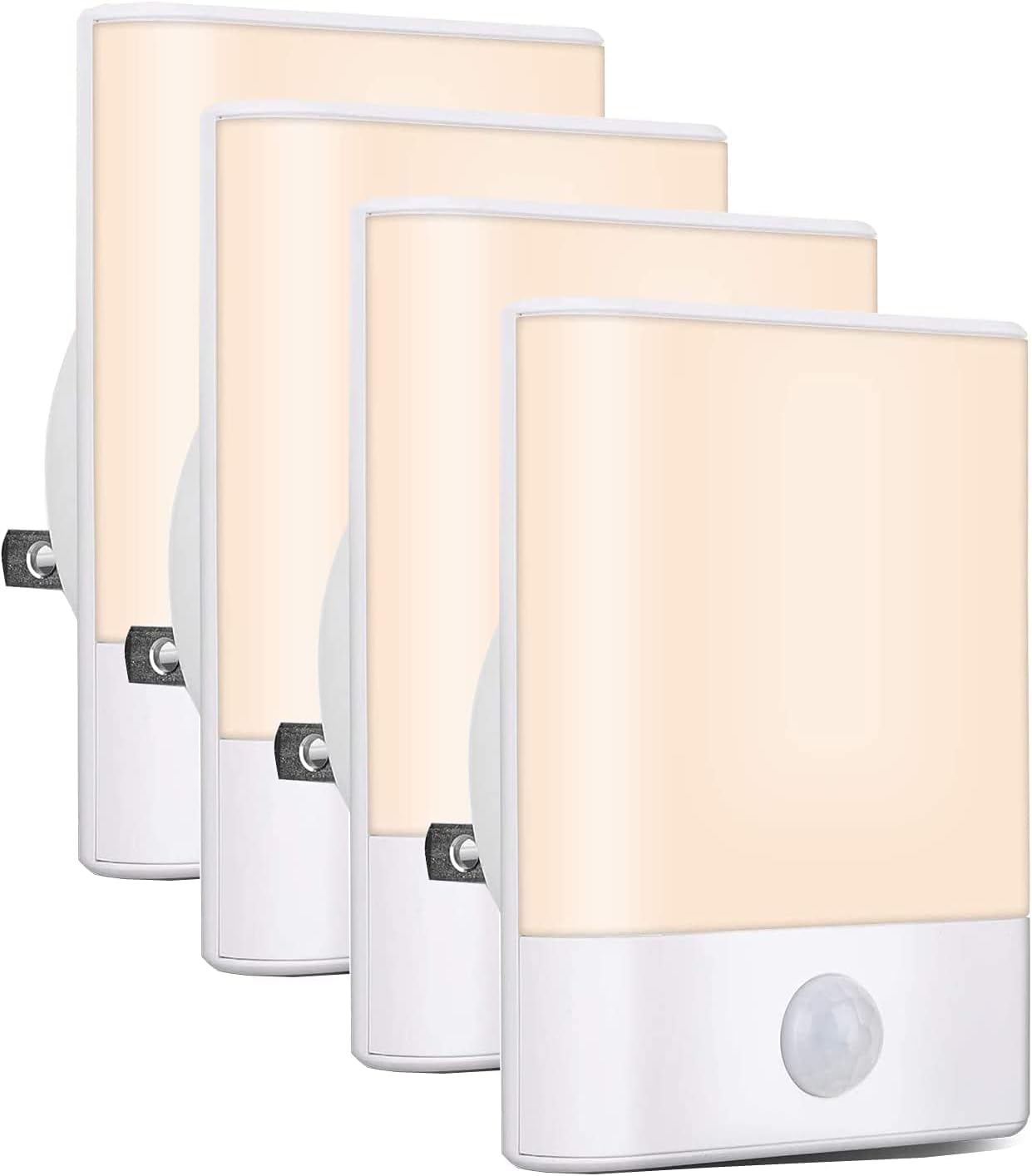 LED Night Light Plug in, Motion Sensor Night Light with Adjustable Brightness 3 Lighting Mode