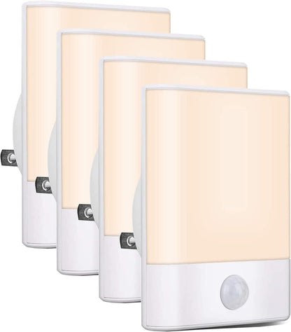 LED Night Light Plug in, Motion Sensor Night Light with Adjustable Brightness 3 Lighting Mode