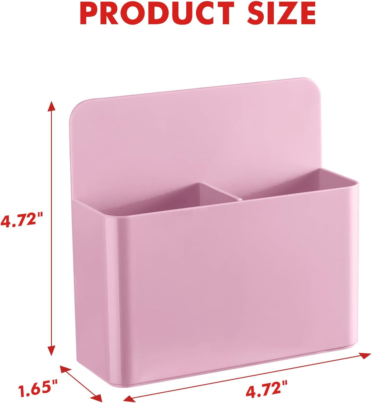 BEYGORM 2 Pack Plastics Magnetic Pen Holder for Refrigerator, Dry Erase Marker Holder for