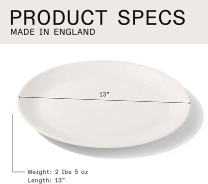 Made In Cookware - Serving Platter - White - Porcelain England