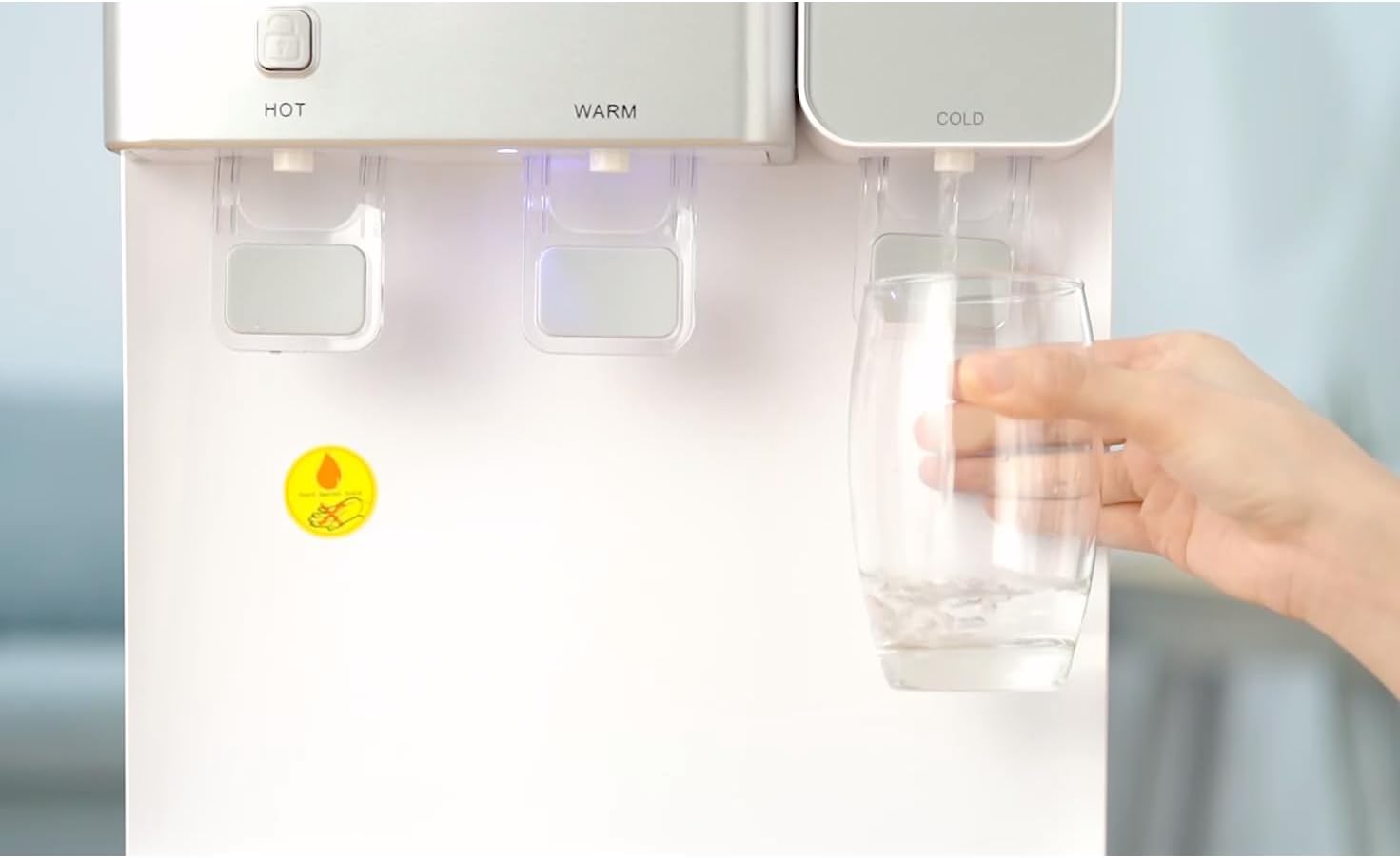Hot and Cold Water Dispenser with Ice Maker for 5 Gallon Bottle Water Cooler Dispenser Built-in Ice