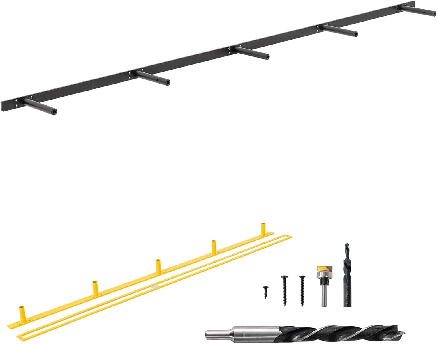 69'' Heavy-Duty Floating Shelf Bracket, Hidden Shelf Bracket for Fireplace and Shelves, if