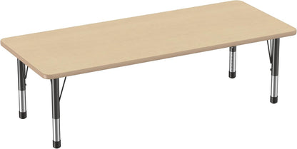 Factory Direct Partners FDP Rectangle Activity School and Classroom Kids Table (30 x 72 inch)